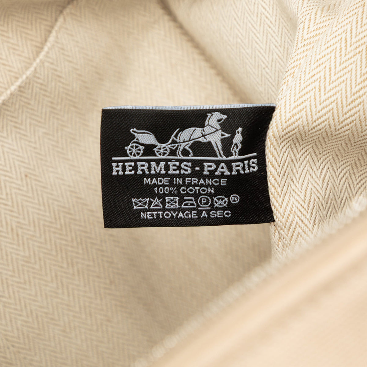 Hermès Large Toile Bride A Brac Case