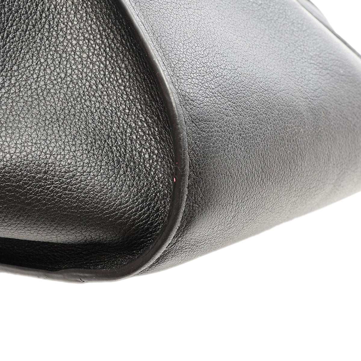 LOEWE Medium Leather Hammock Satchel — Black