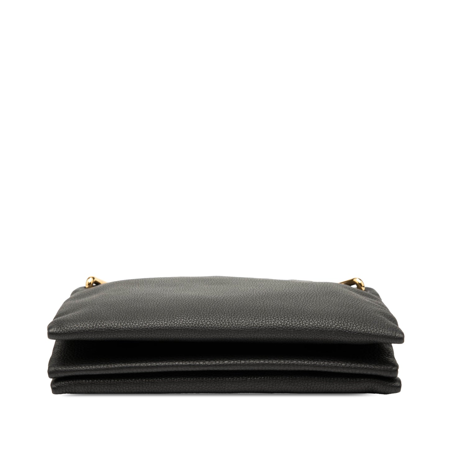 Bottega Veneta Leather Double Zip Chain Crossbody