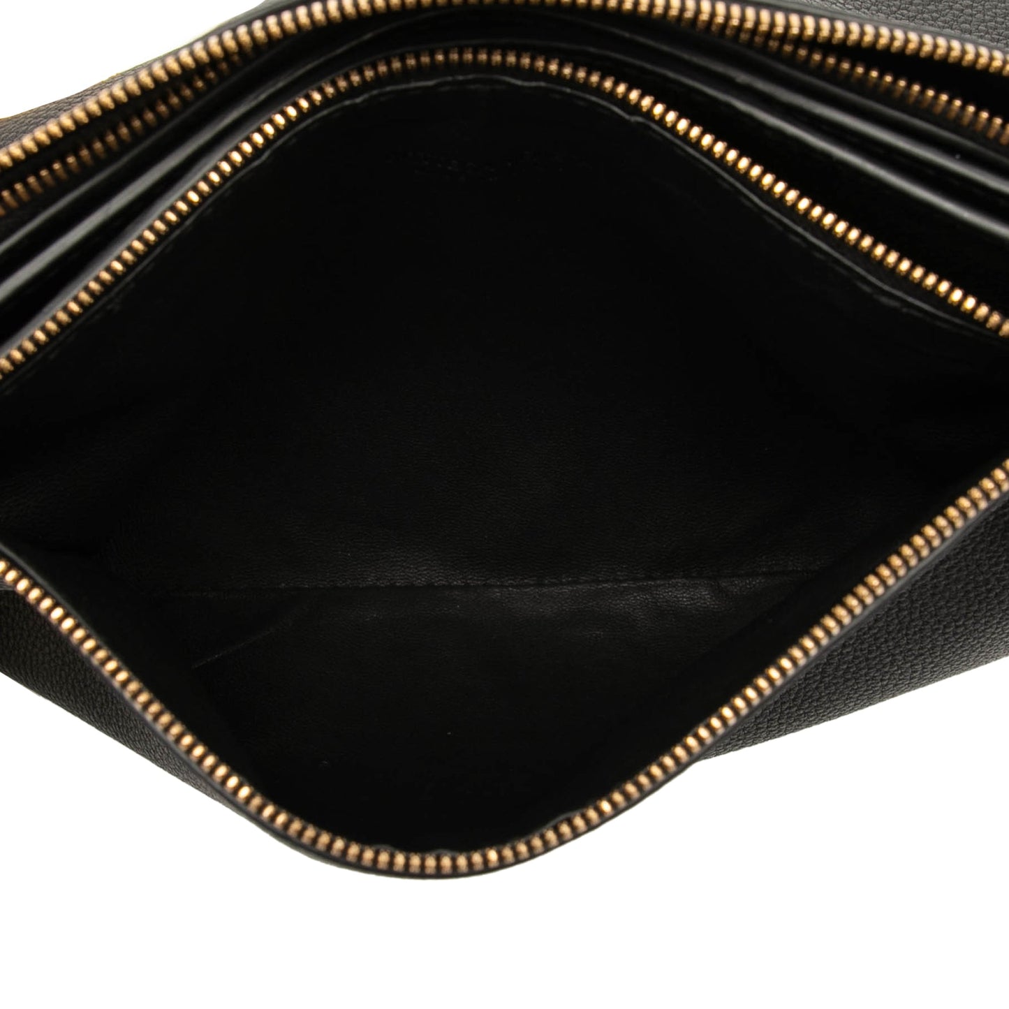 Bottega Veneta Leather Double Zip Chain Crossbody