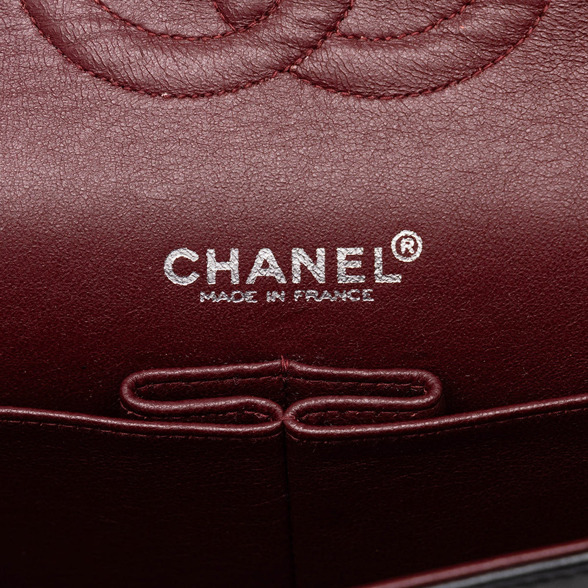 Chanel Medium Classic Lambskin Double Flap — Black