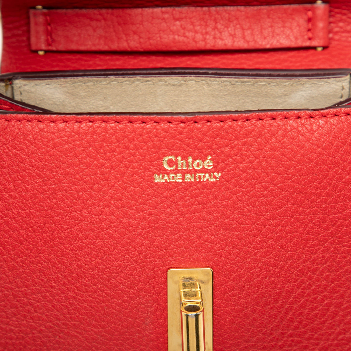 Chloé Nano Grained Lambskin Drew Crossbody