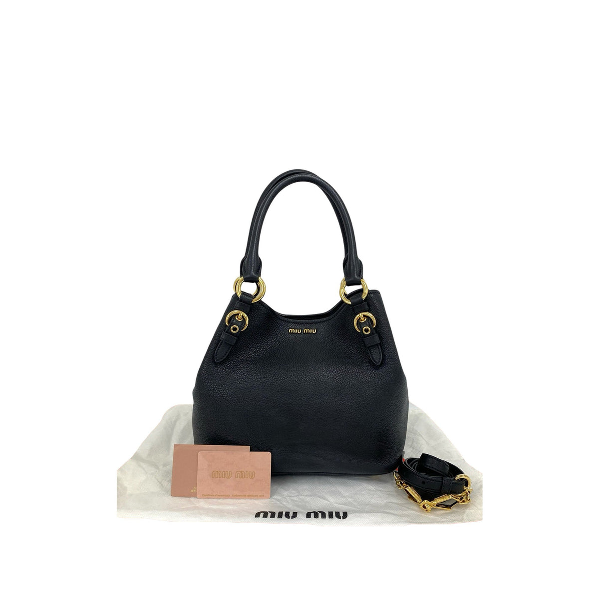 Miu Miu Leather Satchel
