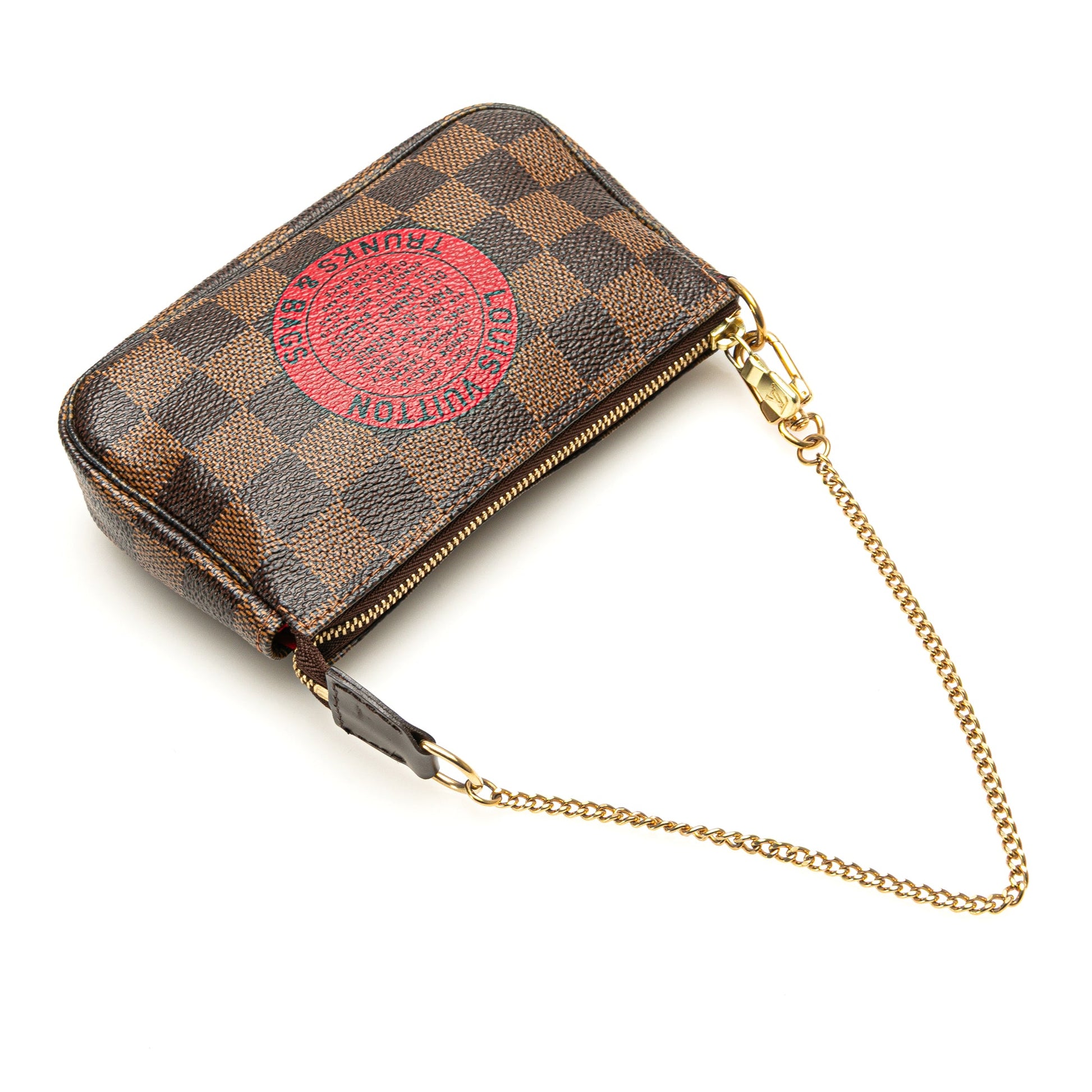 Louis Vuitton Damier Ebene Trunks and Bags Mini Pochette Accessoires