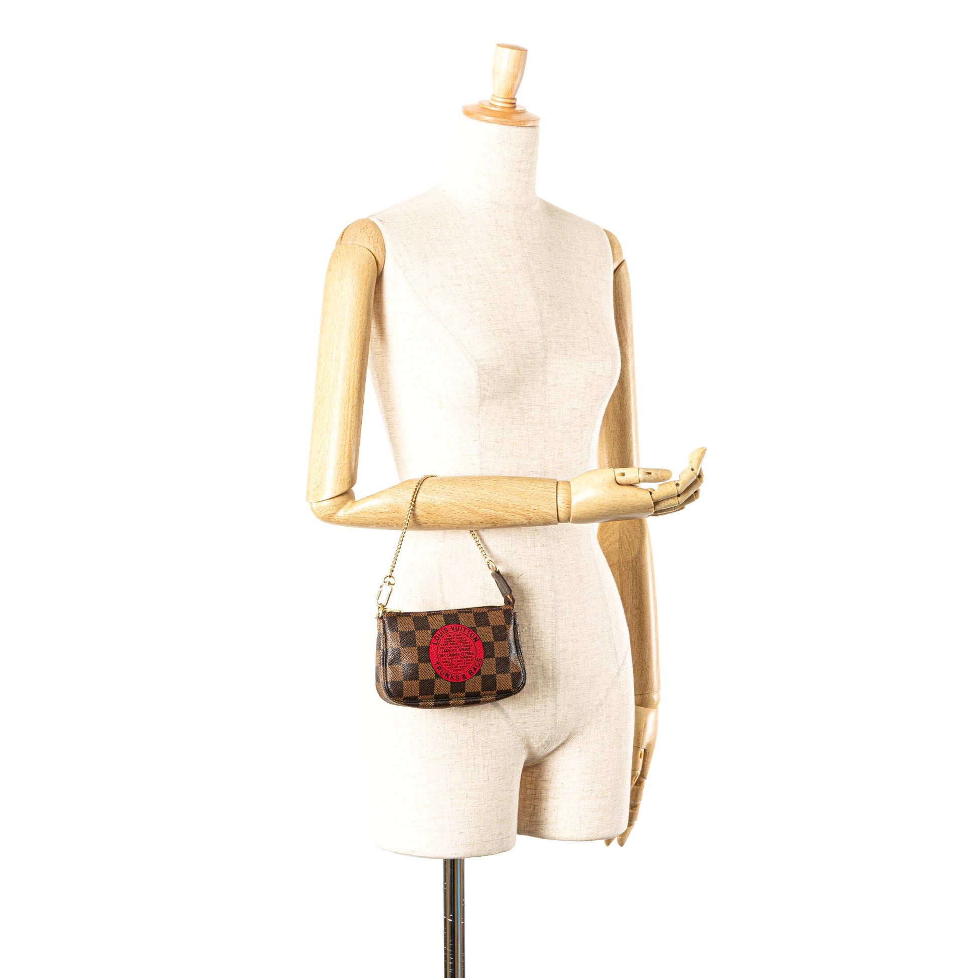 Louis Vuitton Damier Ebene Trunks and Bags Mini Pochette Accessoires