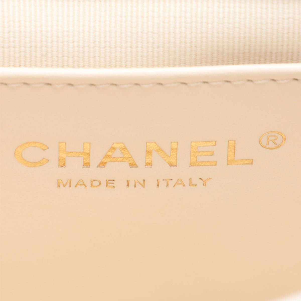 Chanel Medium CC Quilted Caviar Chic Flap — White
