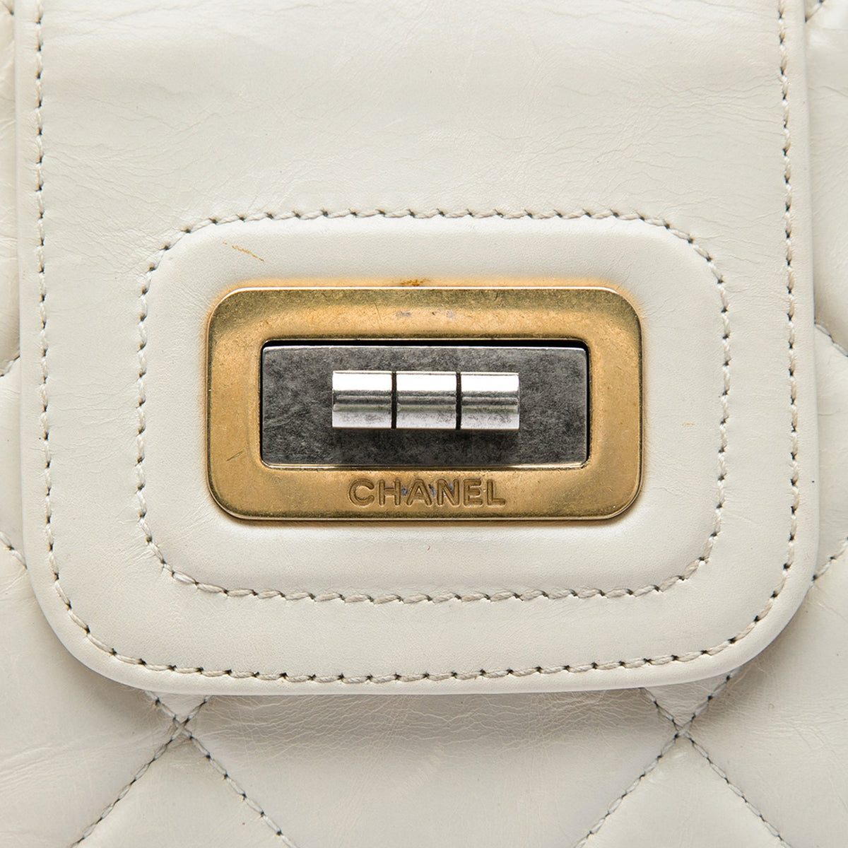 Chanel Quilted Aged Calfskin Mademoiselle Triple Zip Shoulder Bag