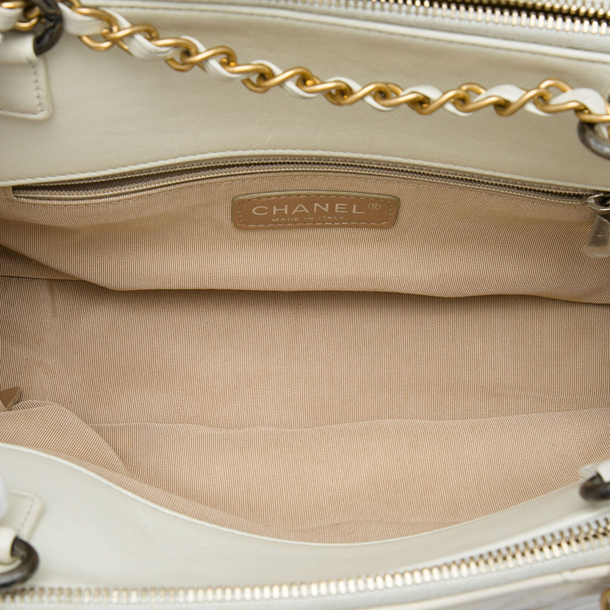 Chanel Quilted Aged Calfskin Mademoiselle Triple Zip Shoulder Bag
