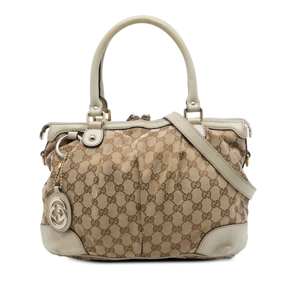 Gucci GG Canvas Sukey Satchel