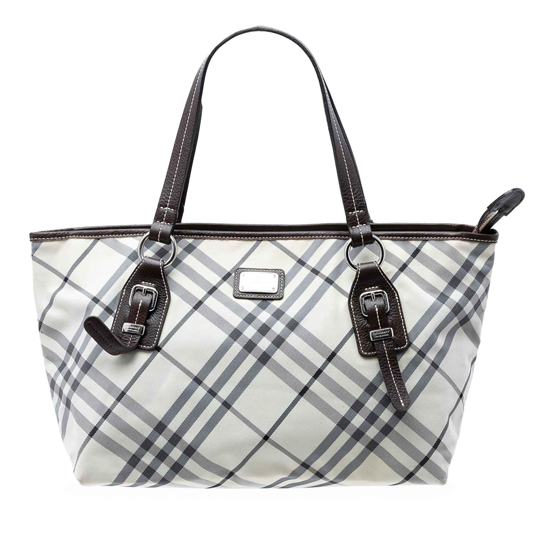 Burberry Nova Check Canvas Tote