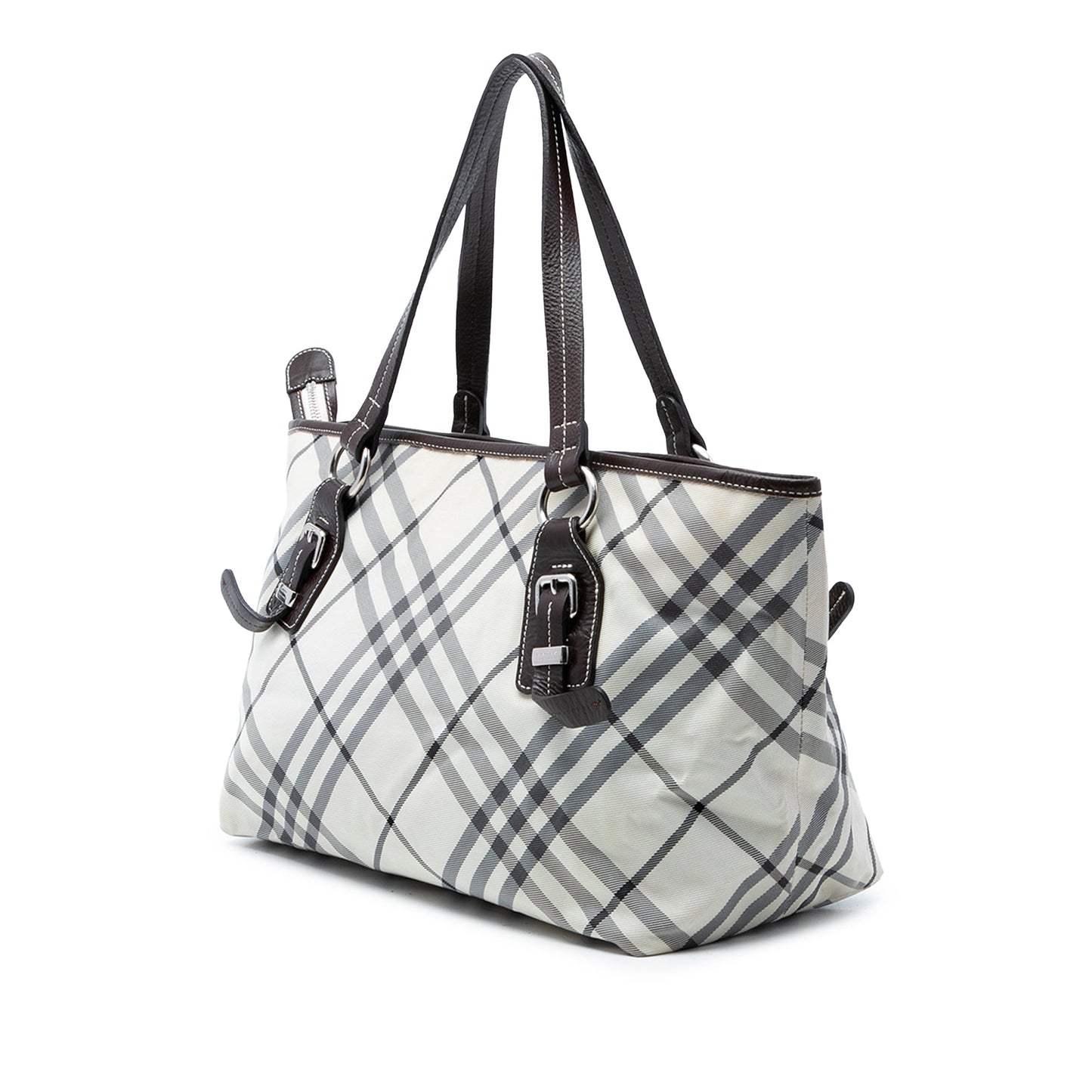 Burberry Nova Check Canvas Tote
