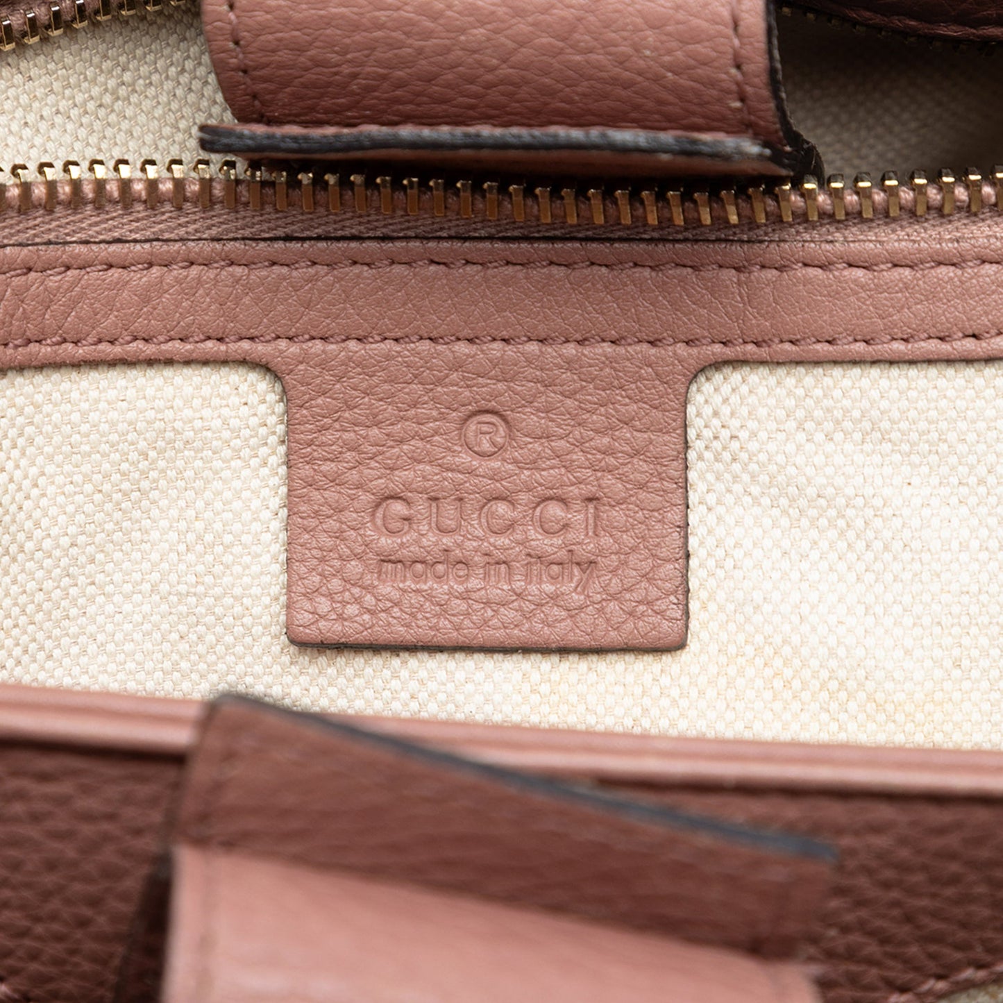 Gucci Small Calfskin Bamboo Shopper Satchel