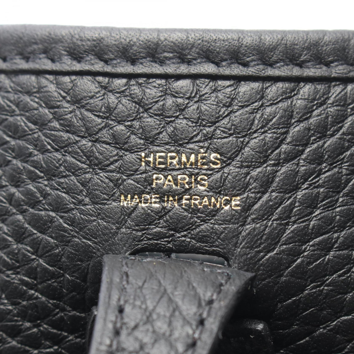 Hermès Clemence Evelyne 16 Amazone — Black