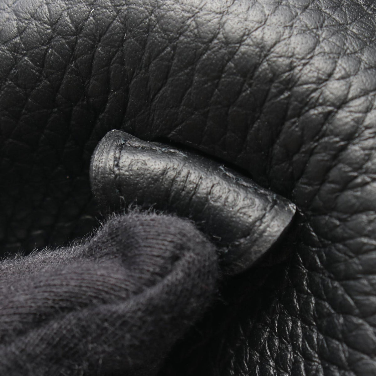 Hermès Clemence Evelyne 16 Amazone — Black