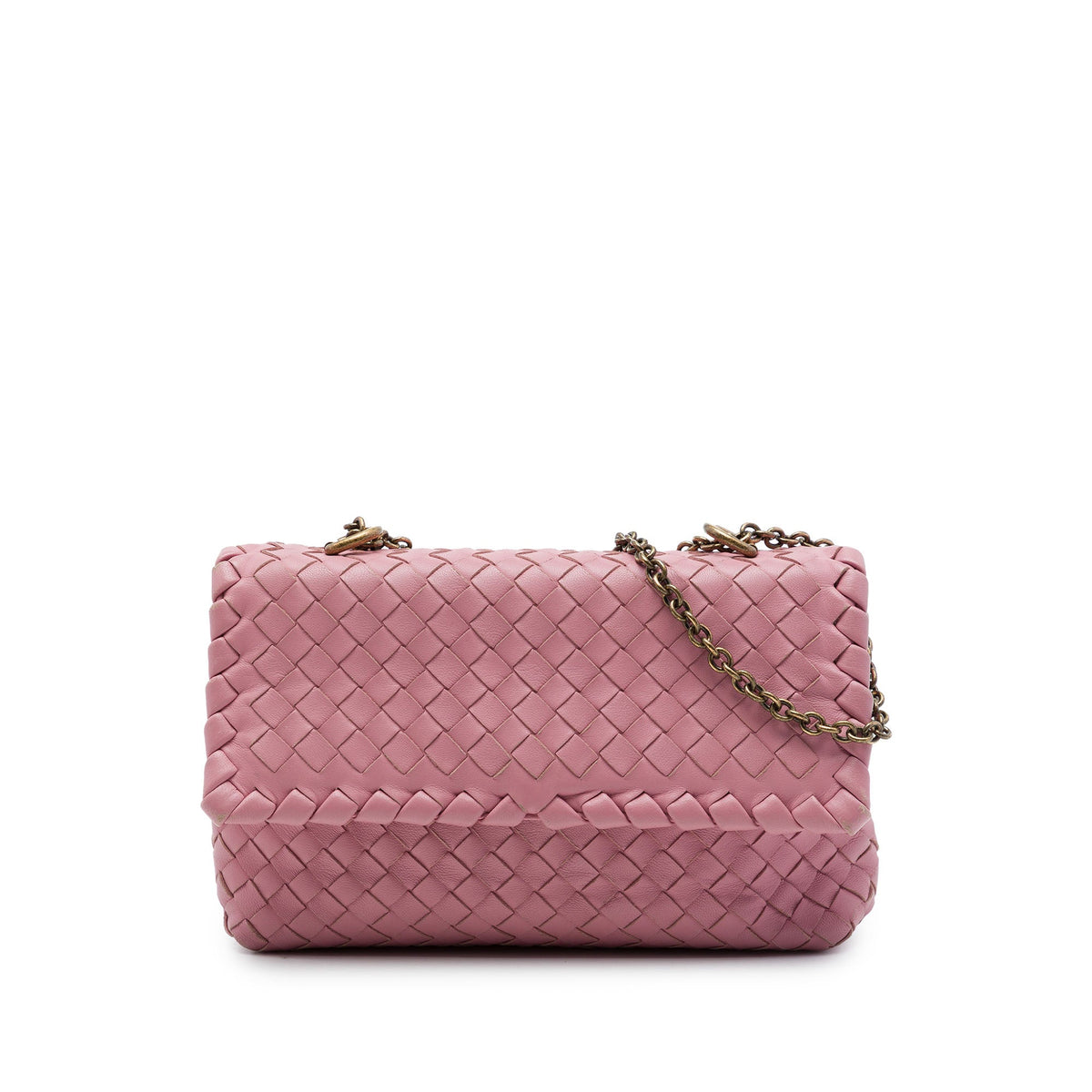 Bottega Veneta Small Nappa Intrecciato Olimpia Shoulder Bag