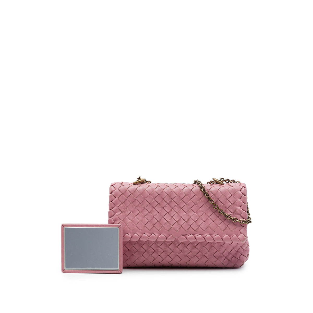 Bottega Veneta Small Nappa Intrecciato Olimpia Shoulder Bag
