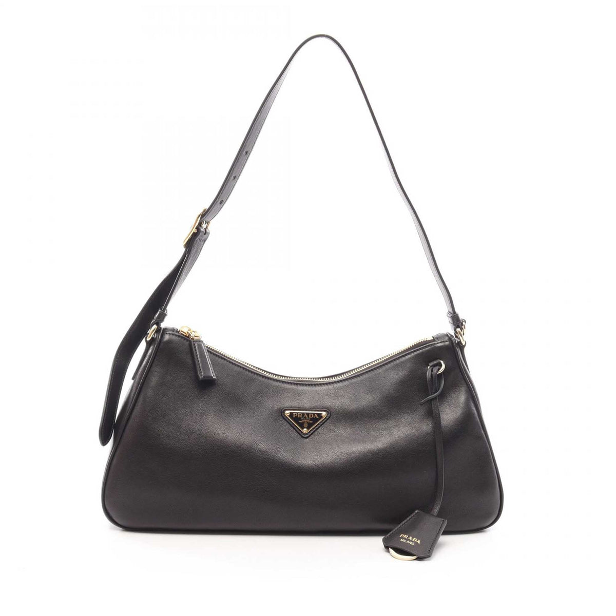 Prada Small Calfskin Arque Shoulder Bag