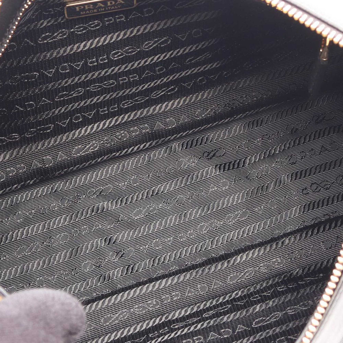 Prada Small Calfskin Arque Shoulder Bag