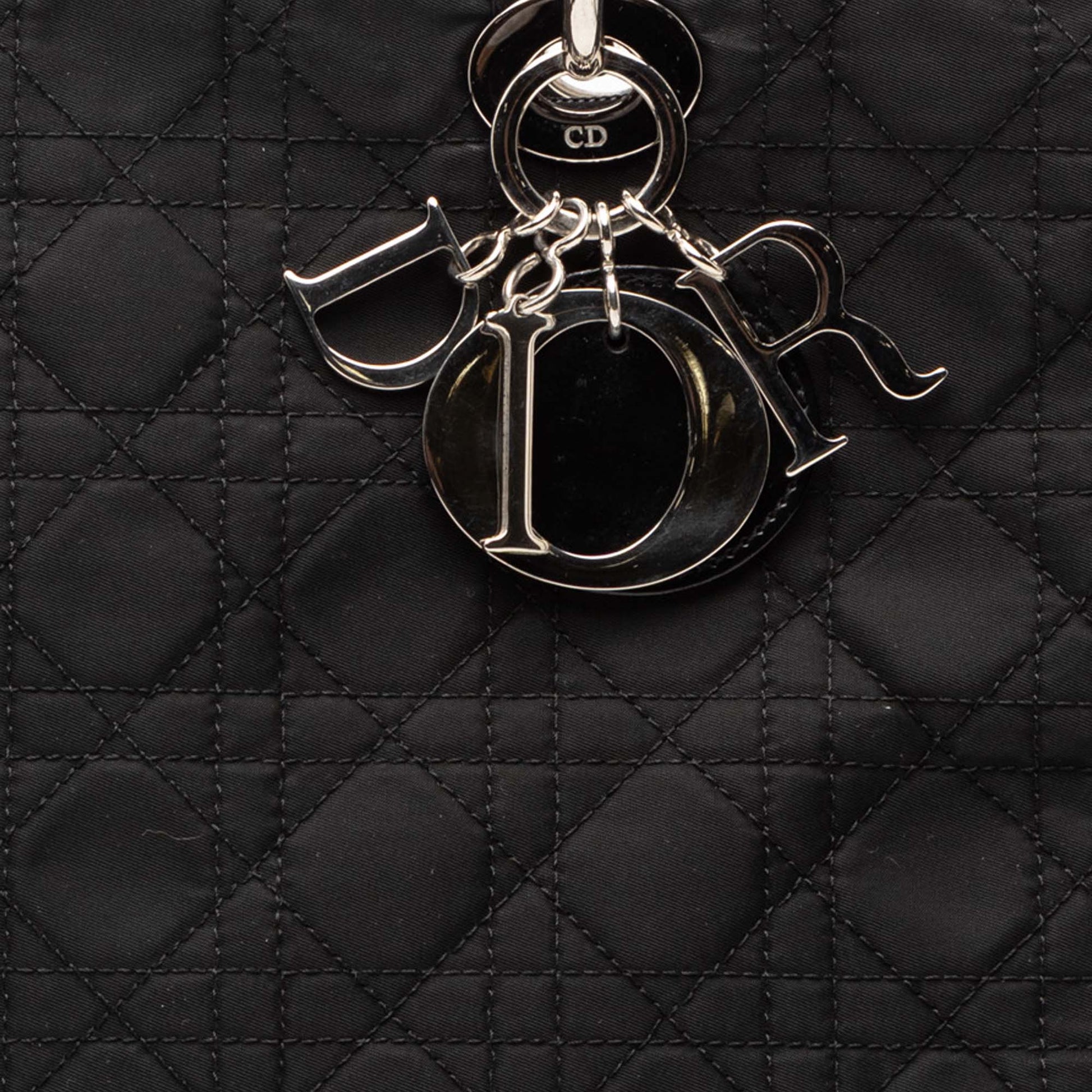 Large Nylon Cannage Lady Dior