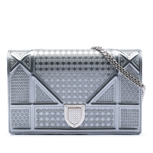 Dior Baby Patent Microcannage Diorama Crossbody