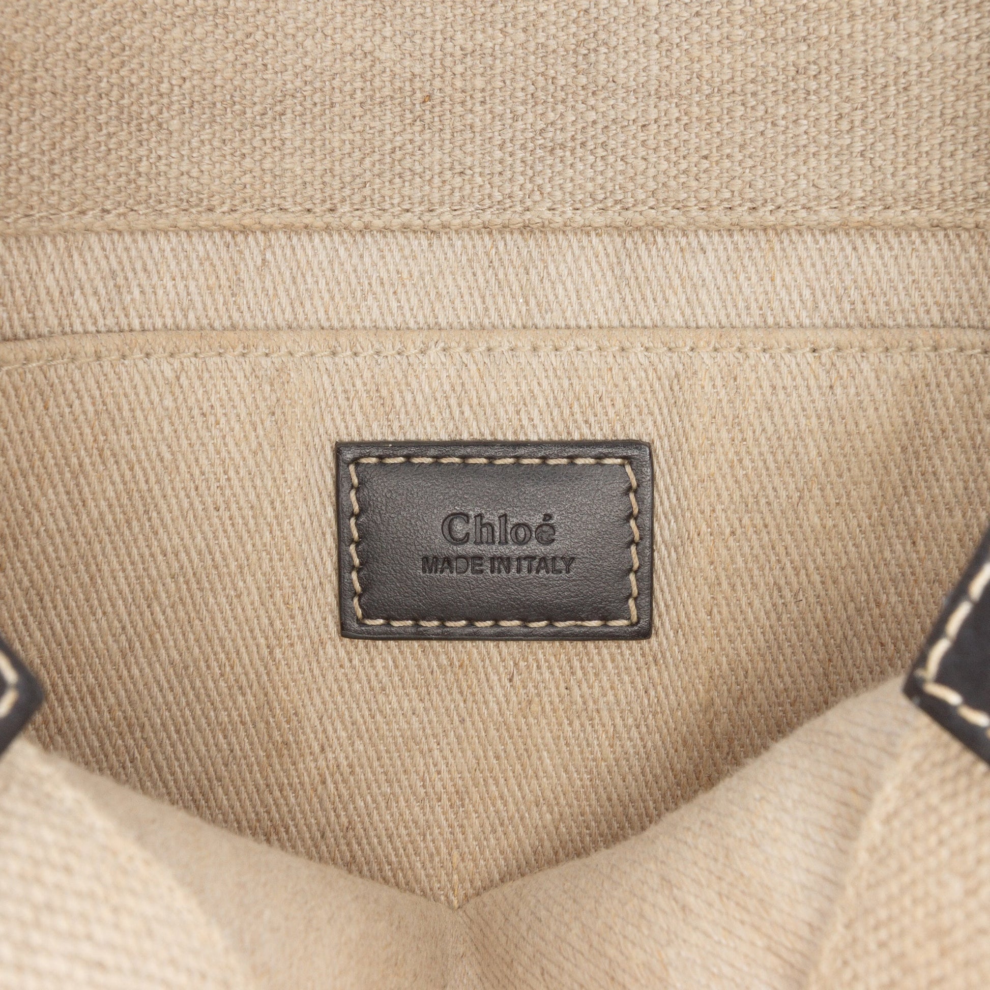 Chloé Small Canvas Woody Tote