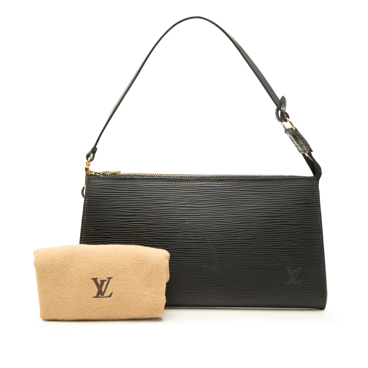 Louis Vuitton Epi Pochette Accessoires — Black