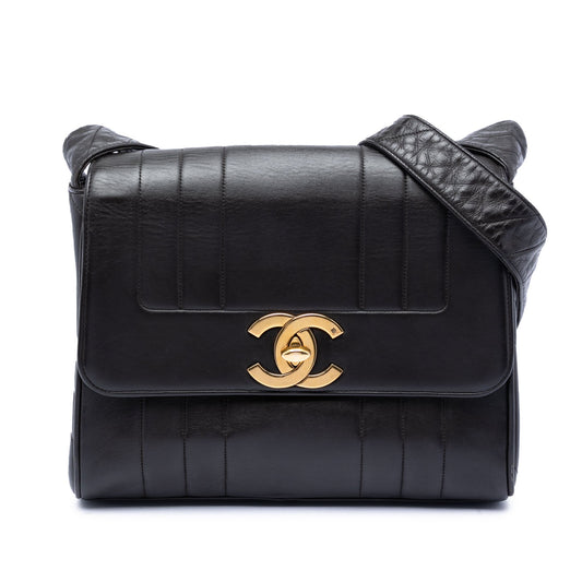 Chanel CC Vertical Quilt Lambskin Flap