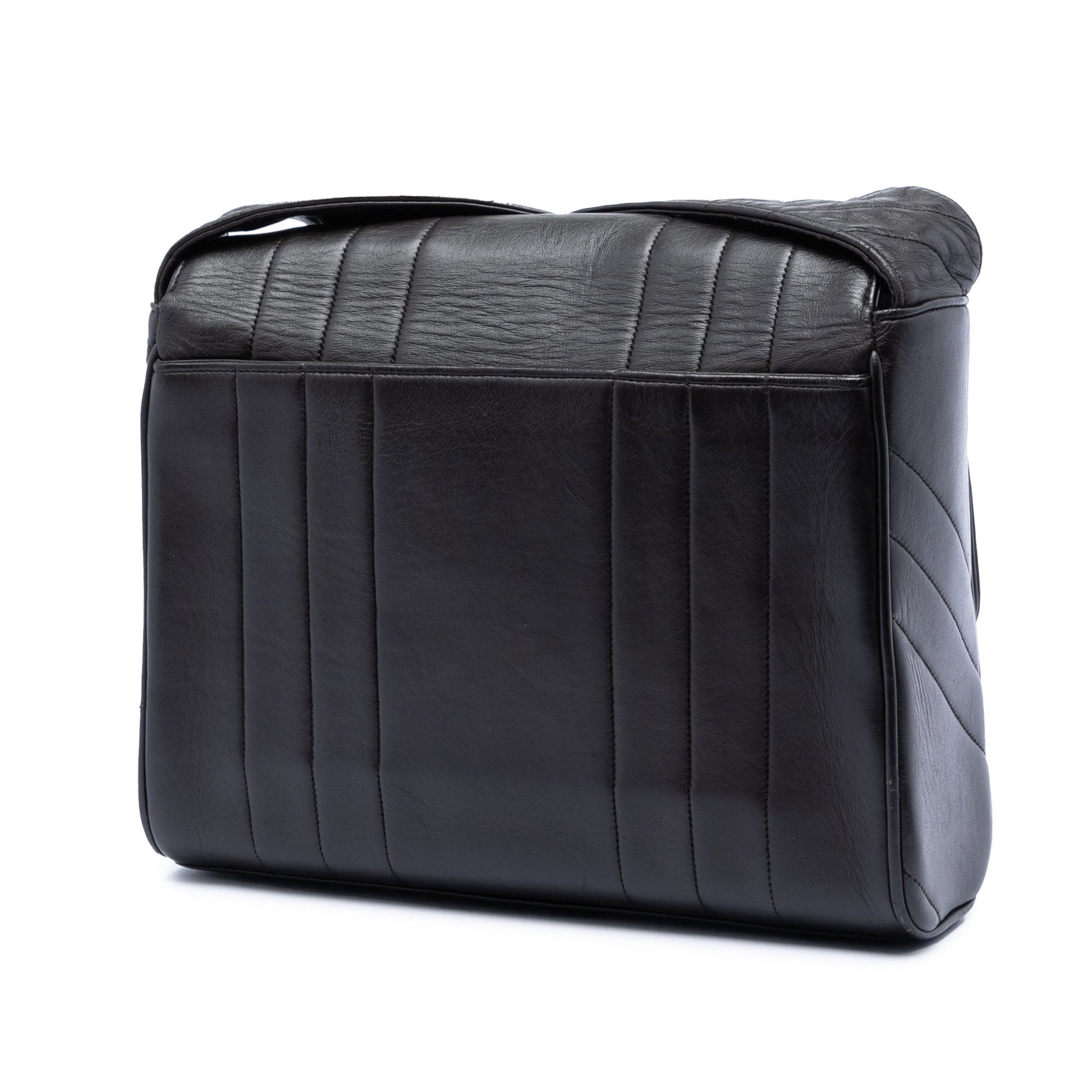 Chanel CC Vertical Quilt Lambskin Flap