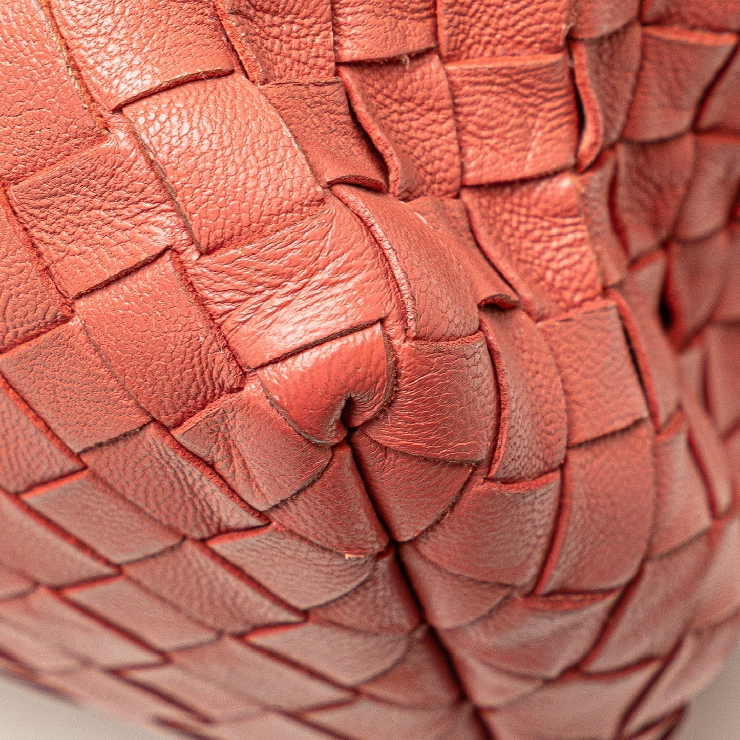 Bottega Veneta Leather Intrecciato Flap Satchel