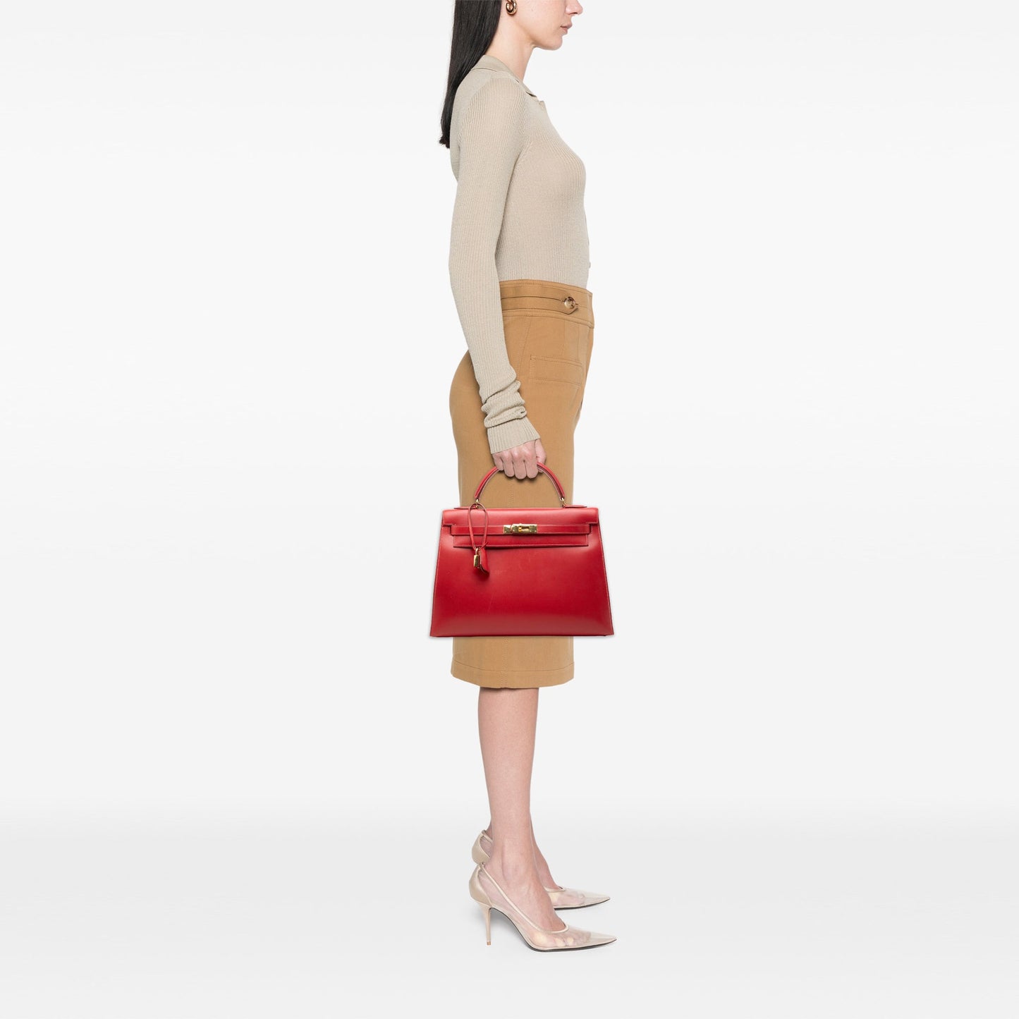Hermès Box Calf Kelly Sellier 32