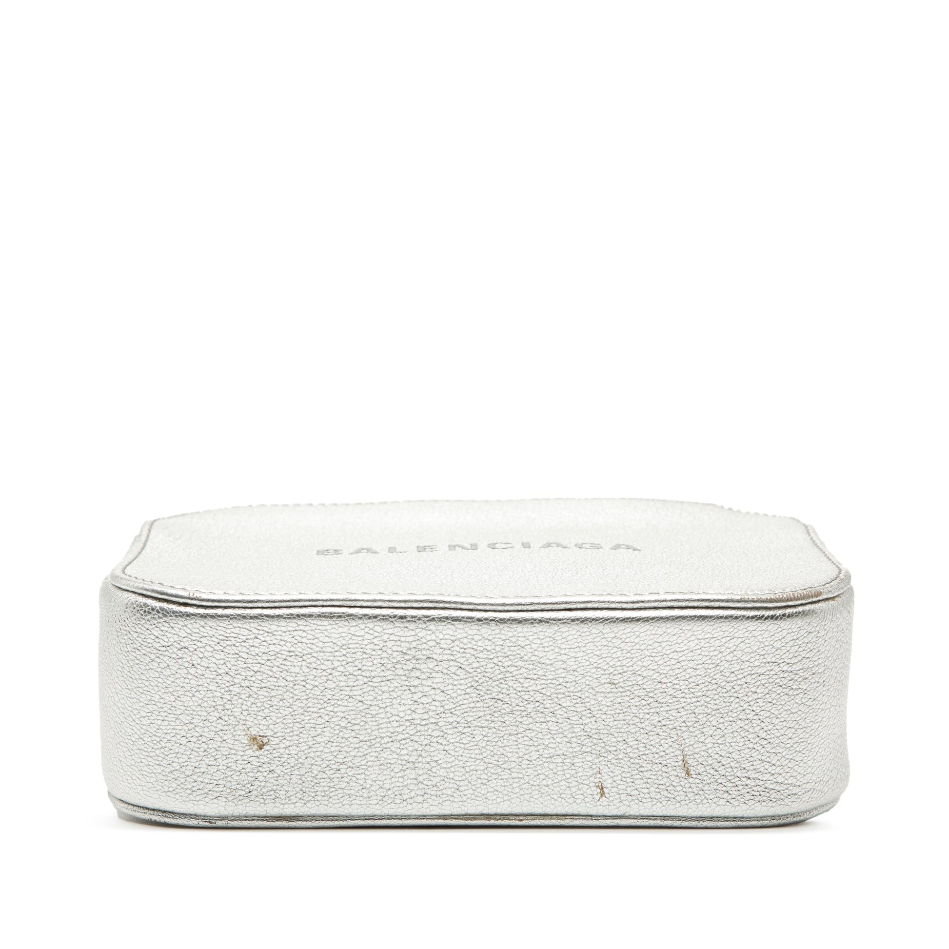 Balenciaga XS Metallic Leather Everyday Camera Bag