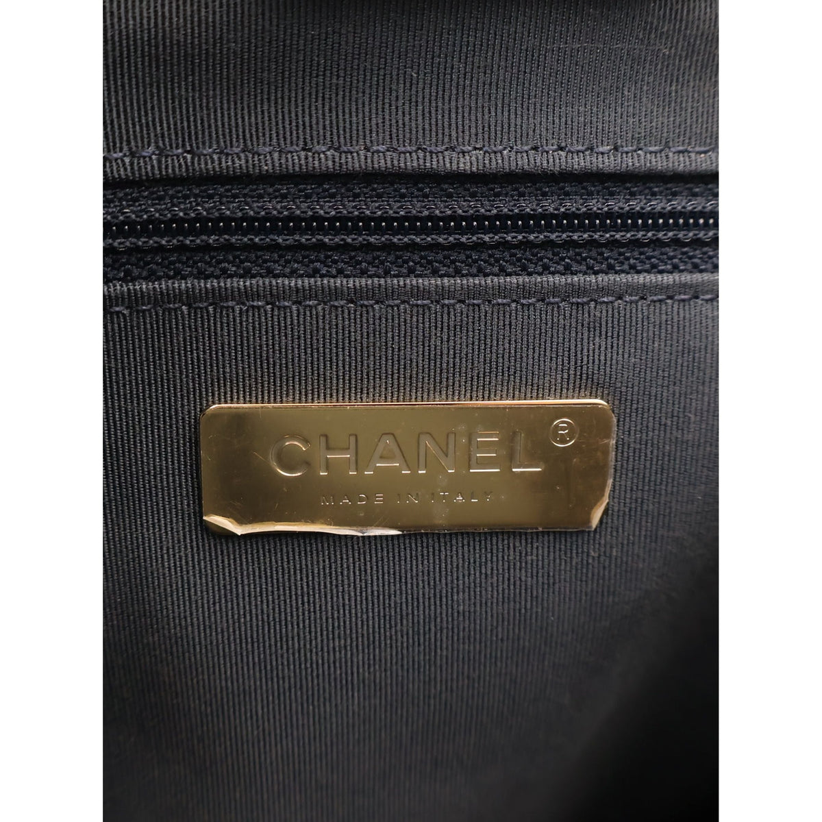 Chanel CC Quilted Calfskin Shopping Tote — Black