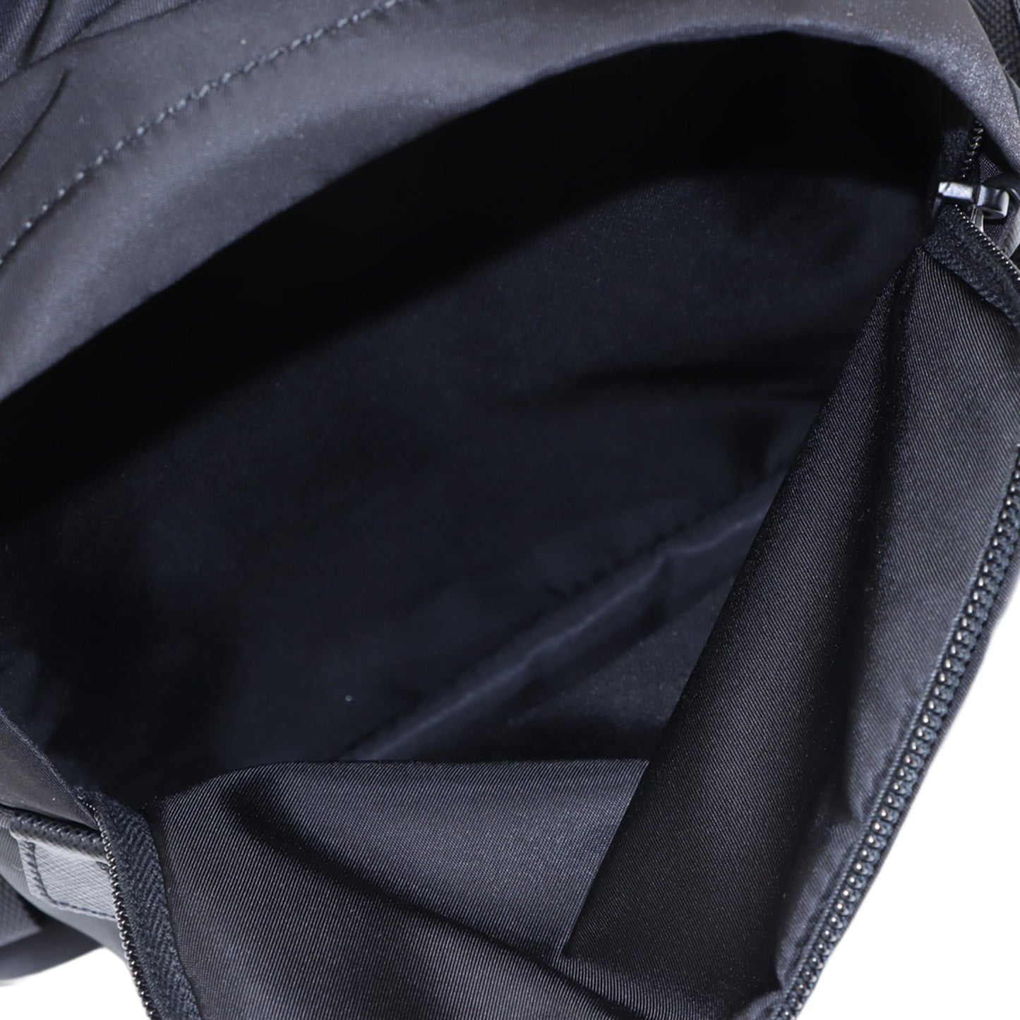 Prada Saffiano Trimmed Tessuto Backpack