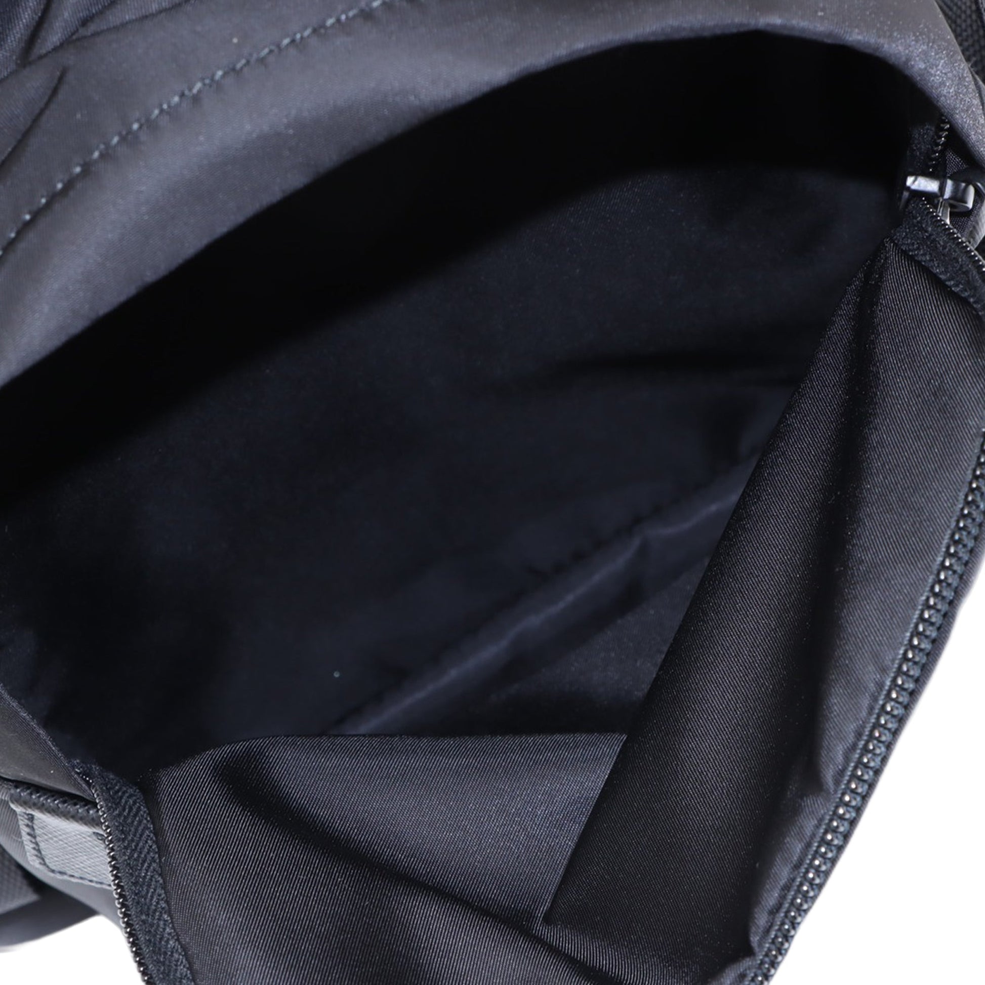 Prada Saffiano Trimmed Tessuto Backpack