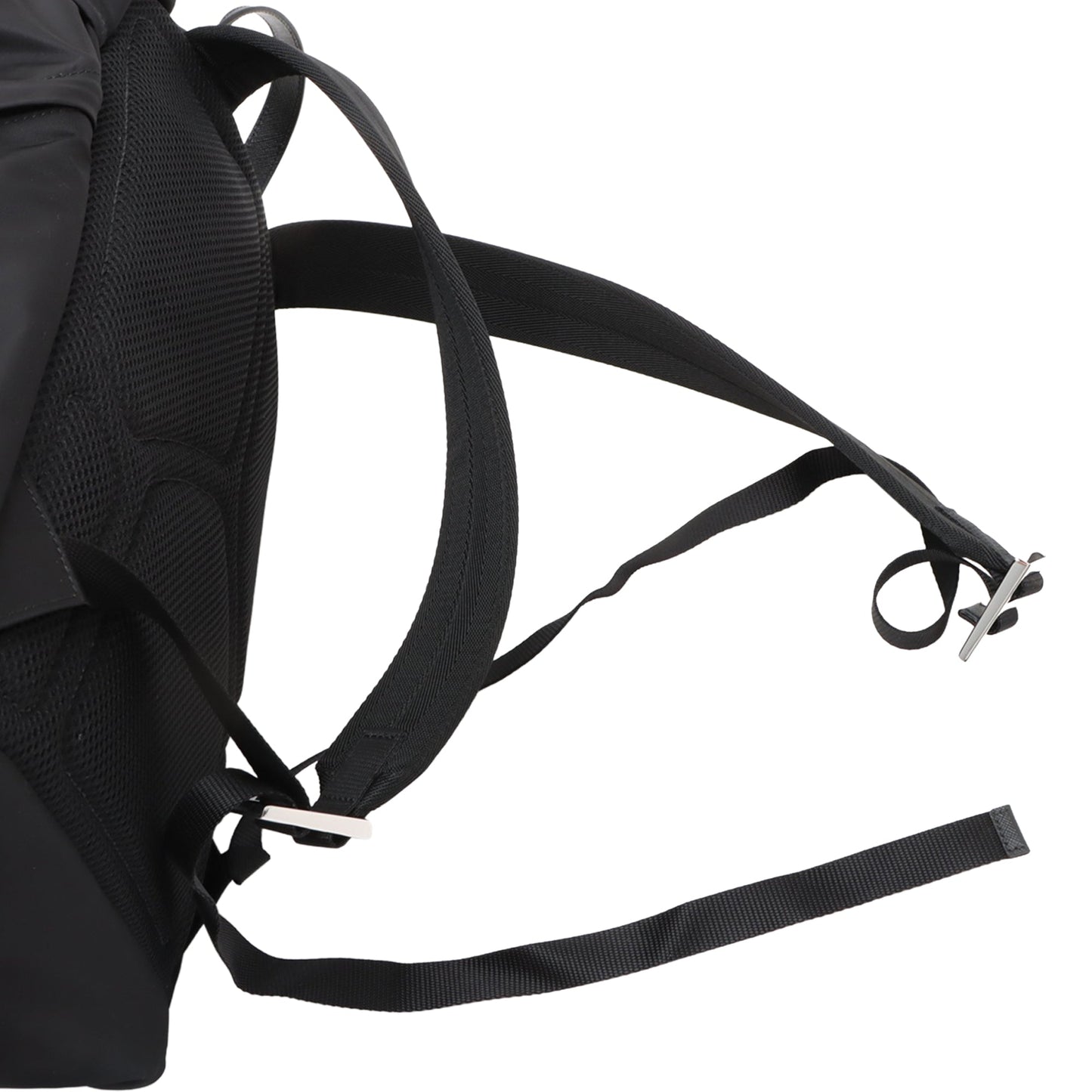 Prada Saffiano Trimmed Tessuto Backpack