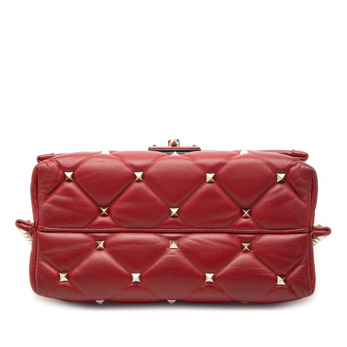 Valentino Medium Lambskin Candystud Top Handle Satchel