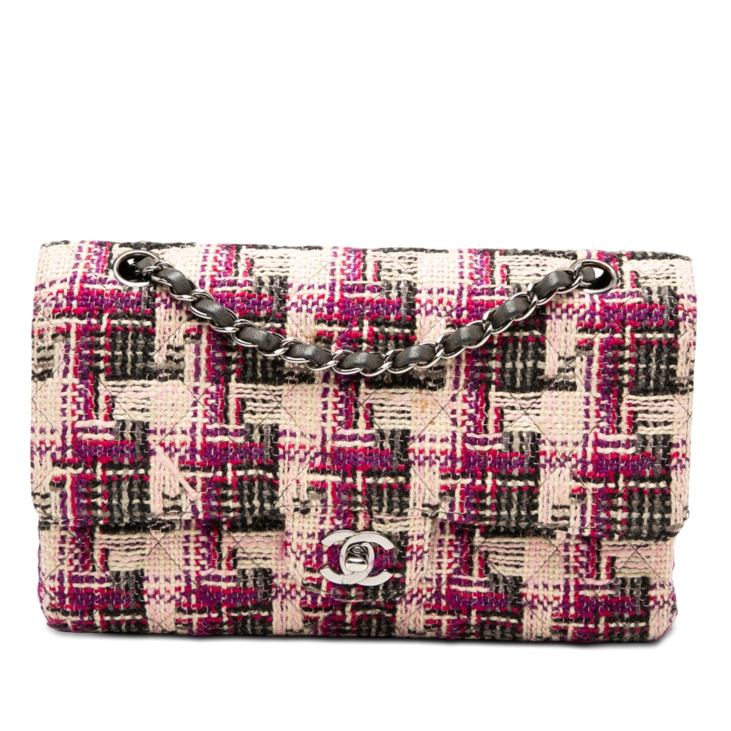Chanel Medium Classic Tweed Double Flap