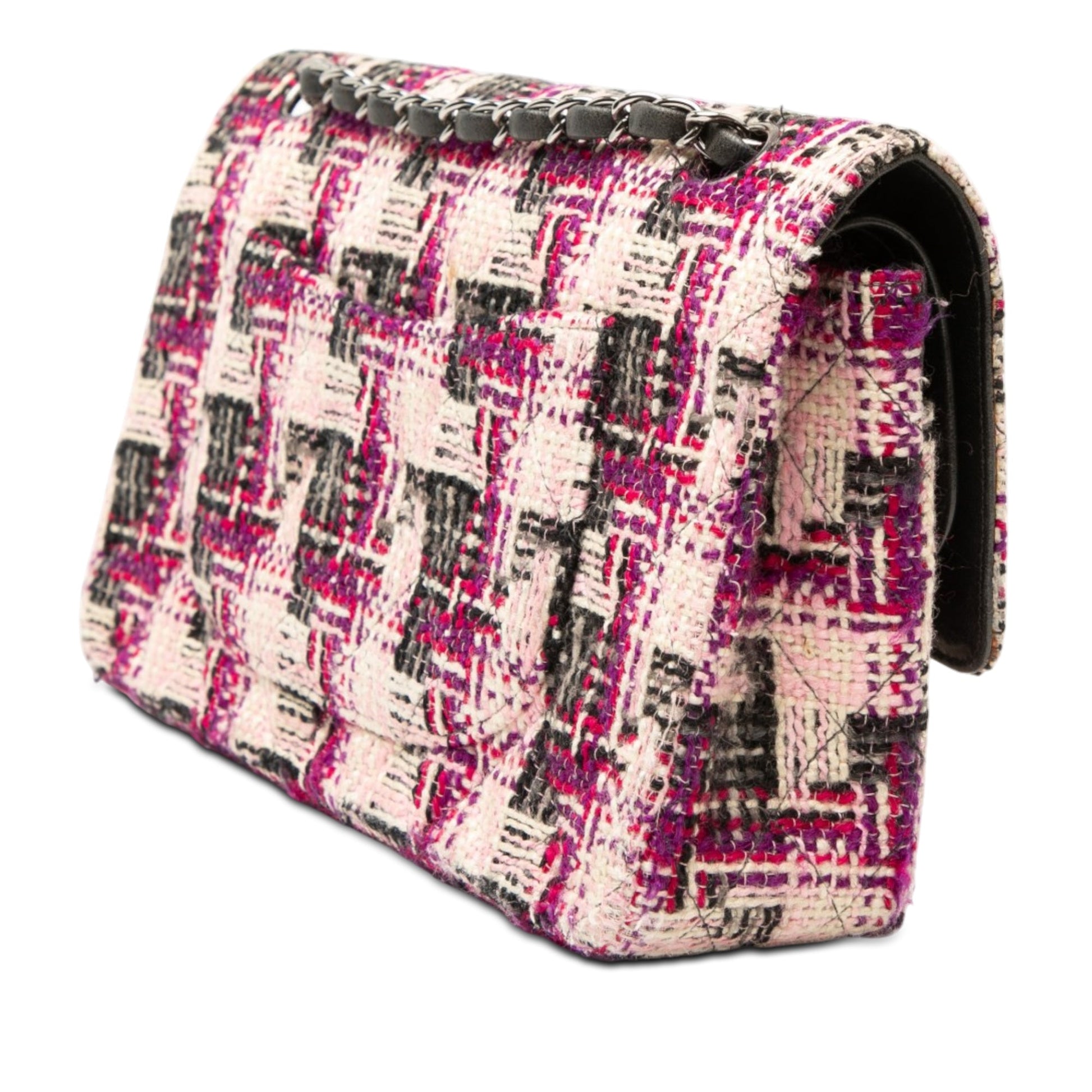 Chanel Medium Classic Tweed Double Flap