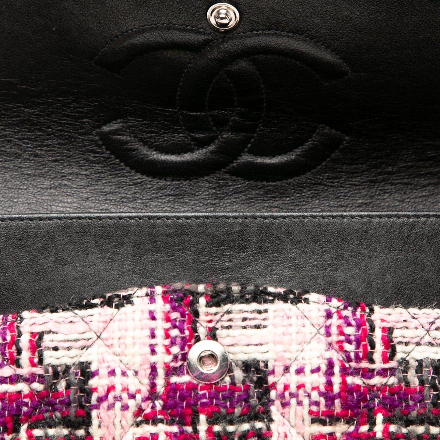 Chanel Medium Classic Tweed Double Flap