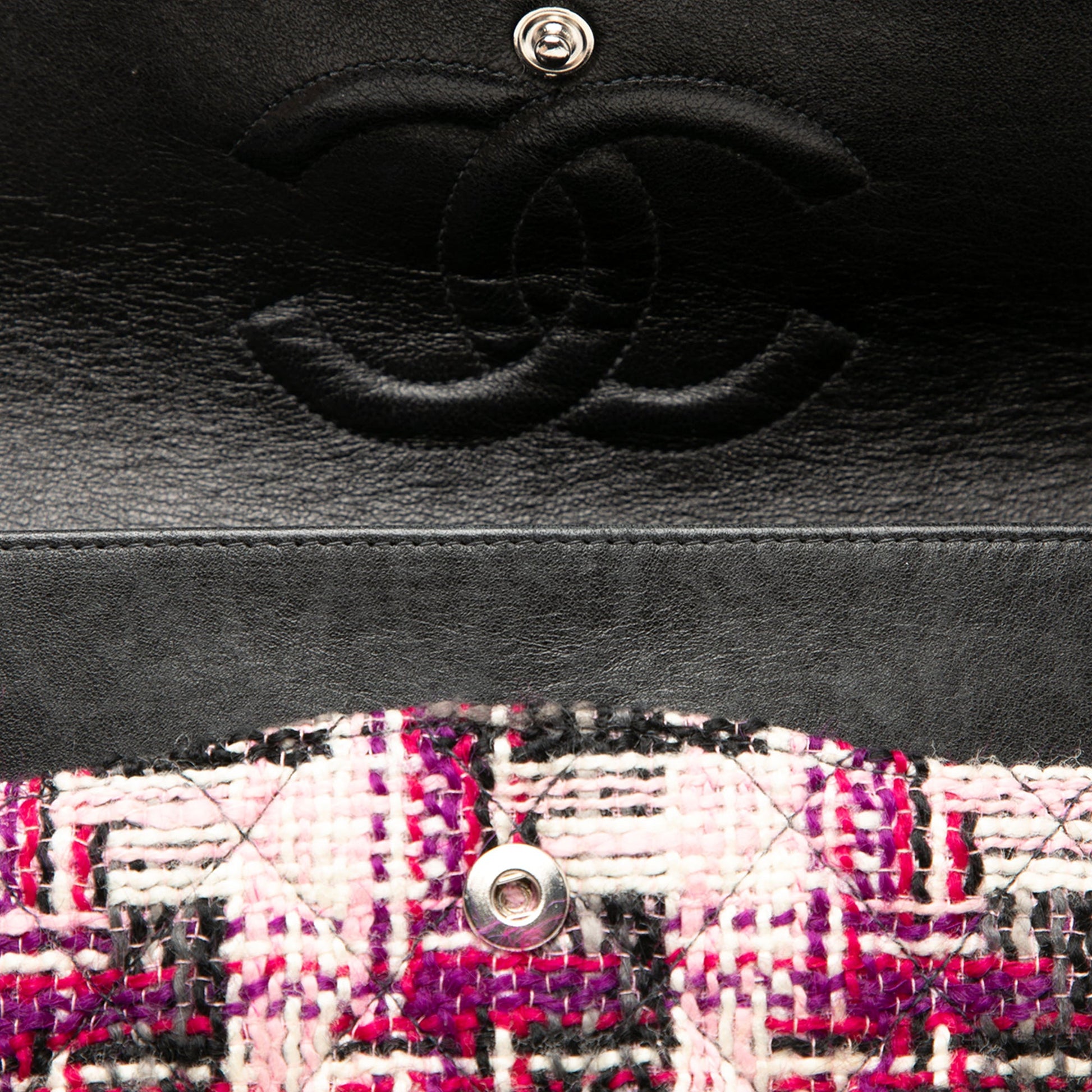 Chanel Medium Classic Tweed Double Flap