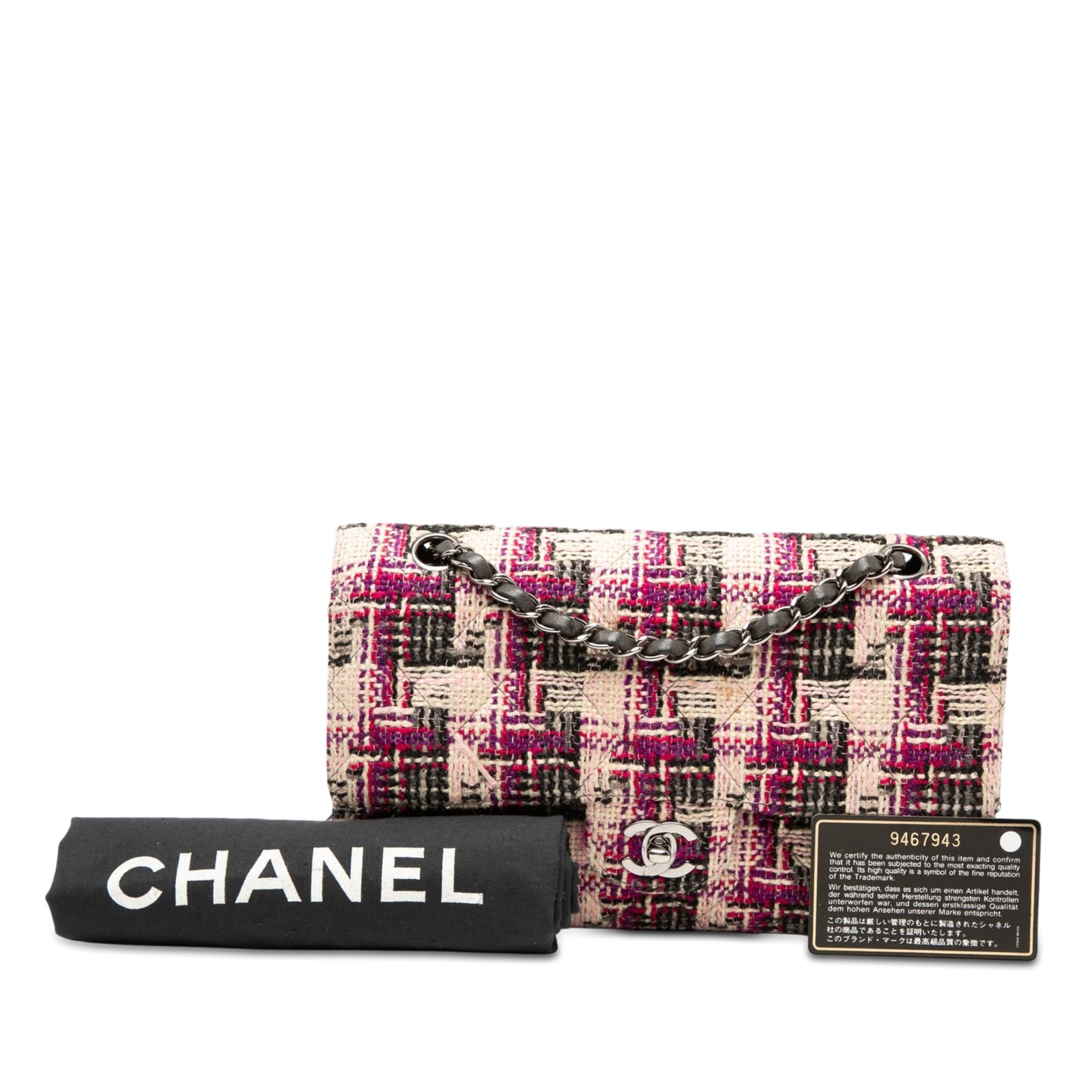 Chanel Medium Classic Tweed Double Flap