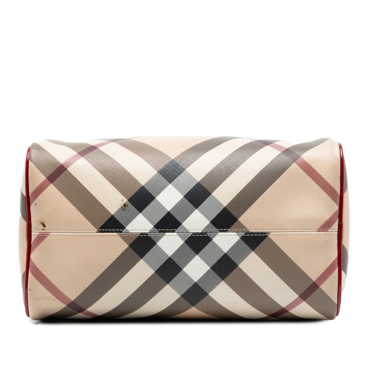 Burberry Supernova Check Canvas Chester Boston Bag