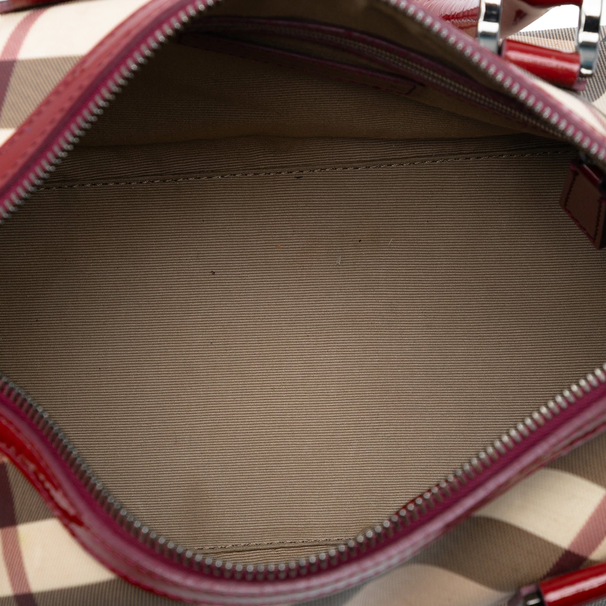 Burberry Supernova Check Canvas Chester Boston Bag