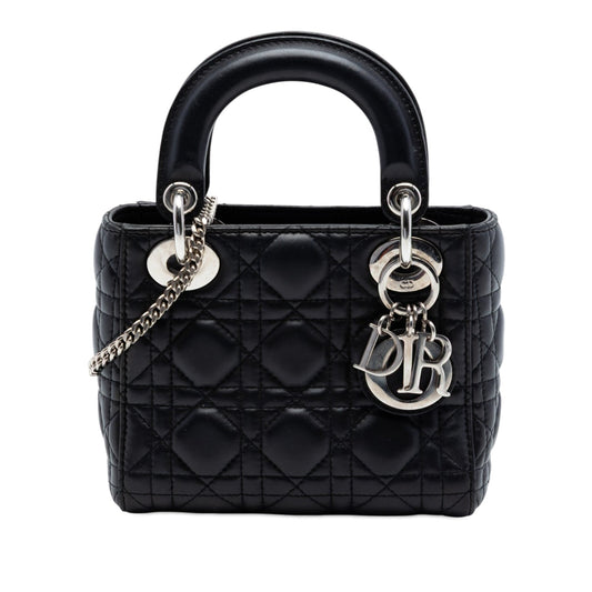 Dior Mini Lambskin Cannage Lady Dior
