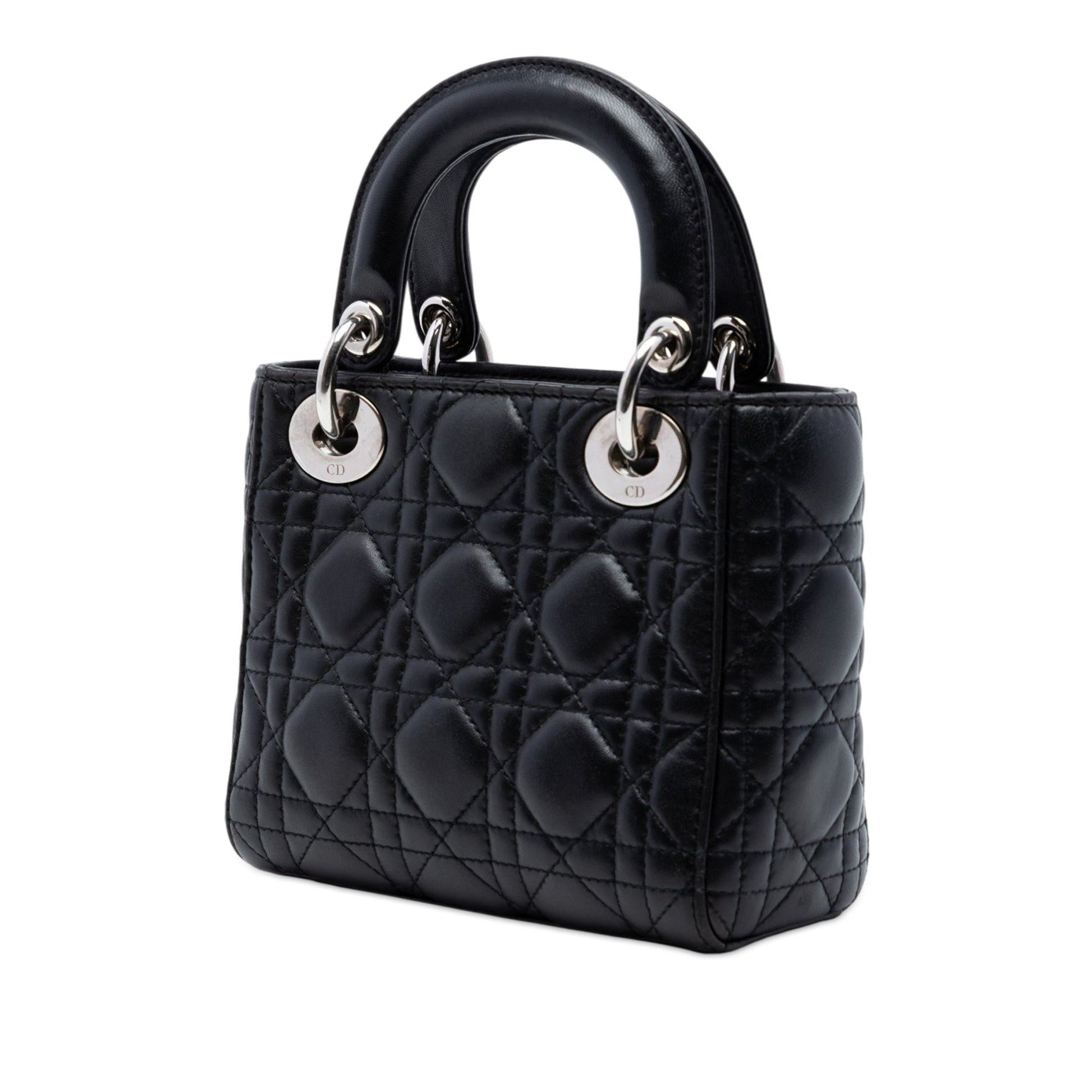 Dior Mini Lambskin Cannage Lady Dior