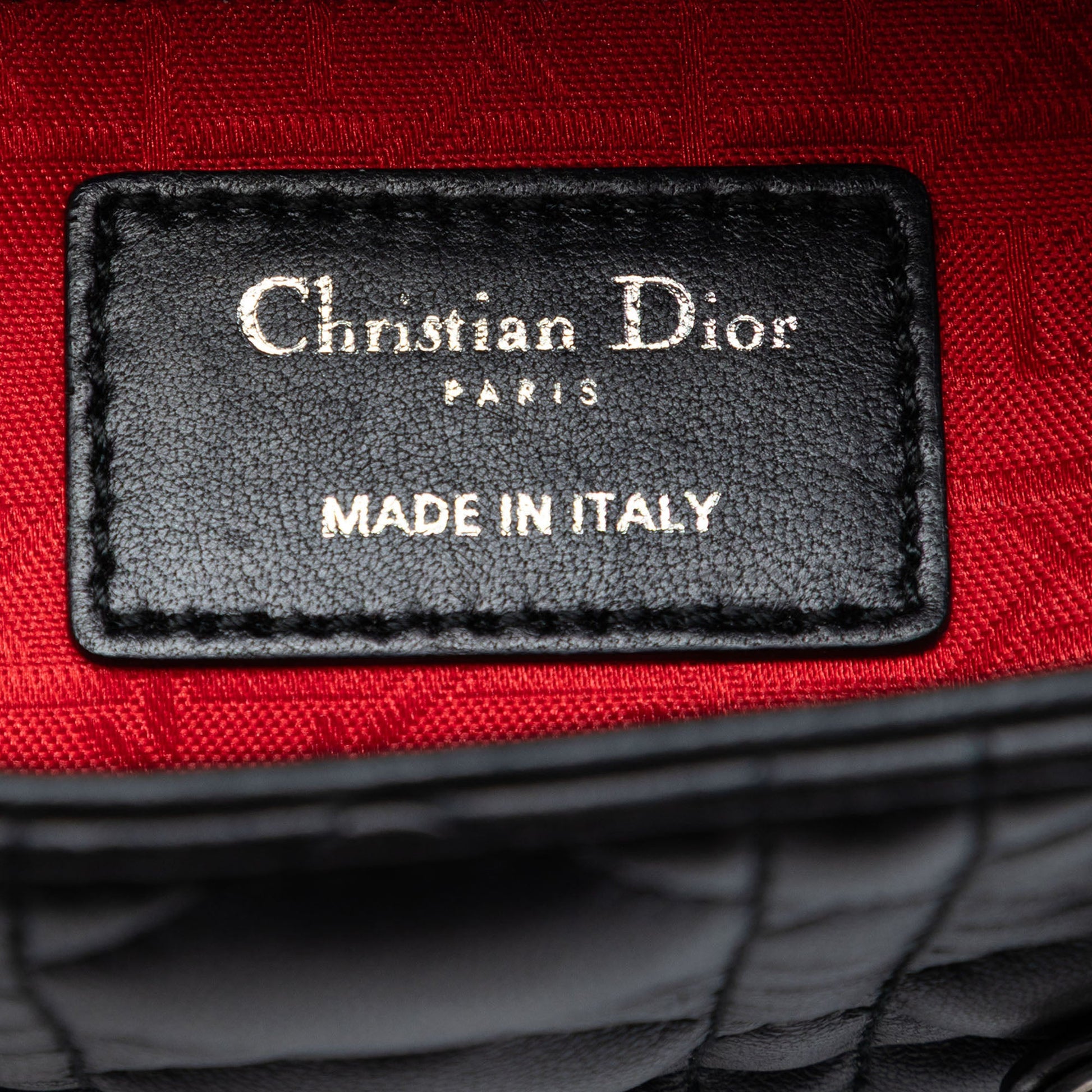 Dior Mini Lambskin Cannage Lady Dior