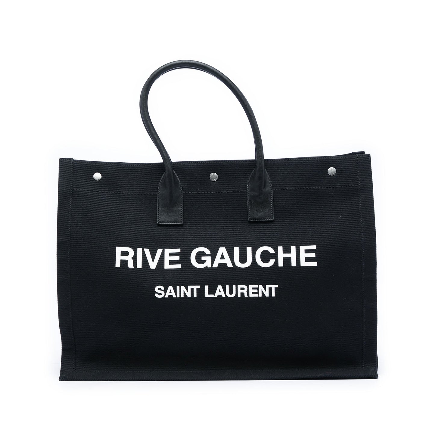 Saint Laurent Large Canvas Rive Gauche Tote