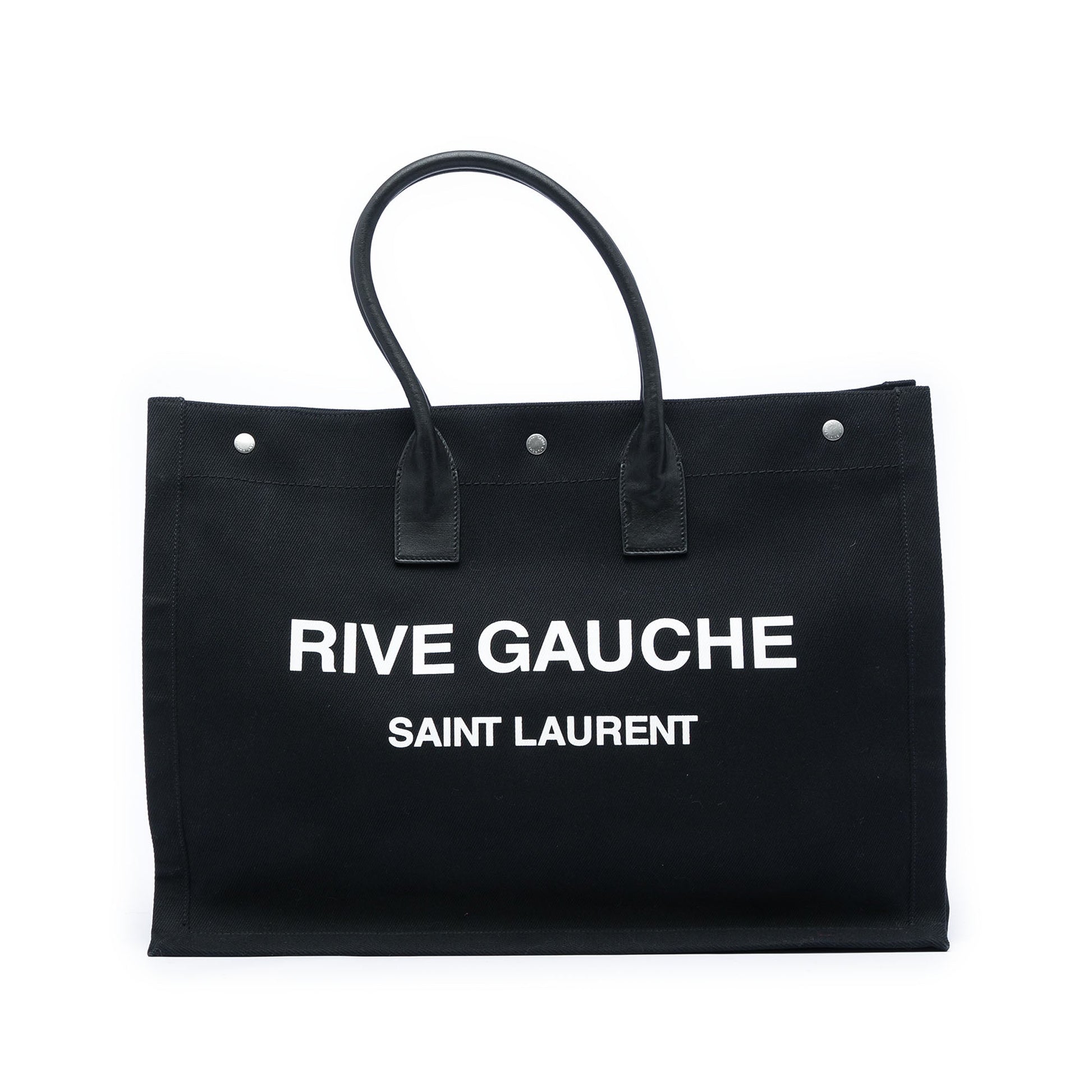 Saint Laurent Large Canvas Rive Gauche Tote