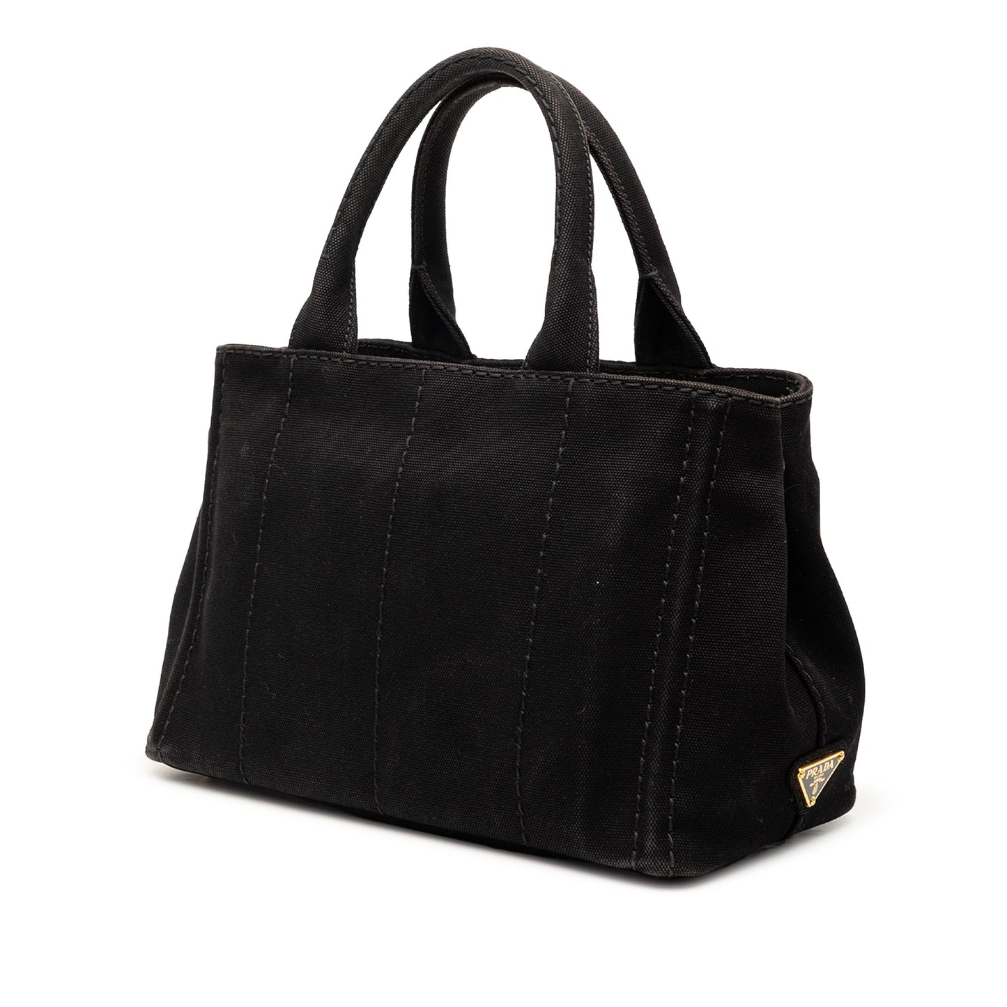Prada Small Canvas Canapa Logo Satchel