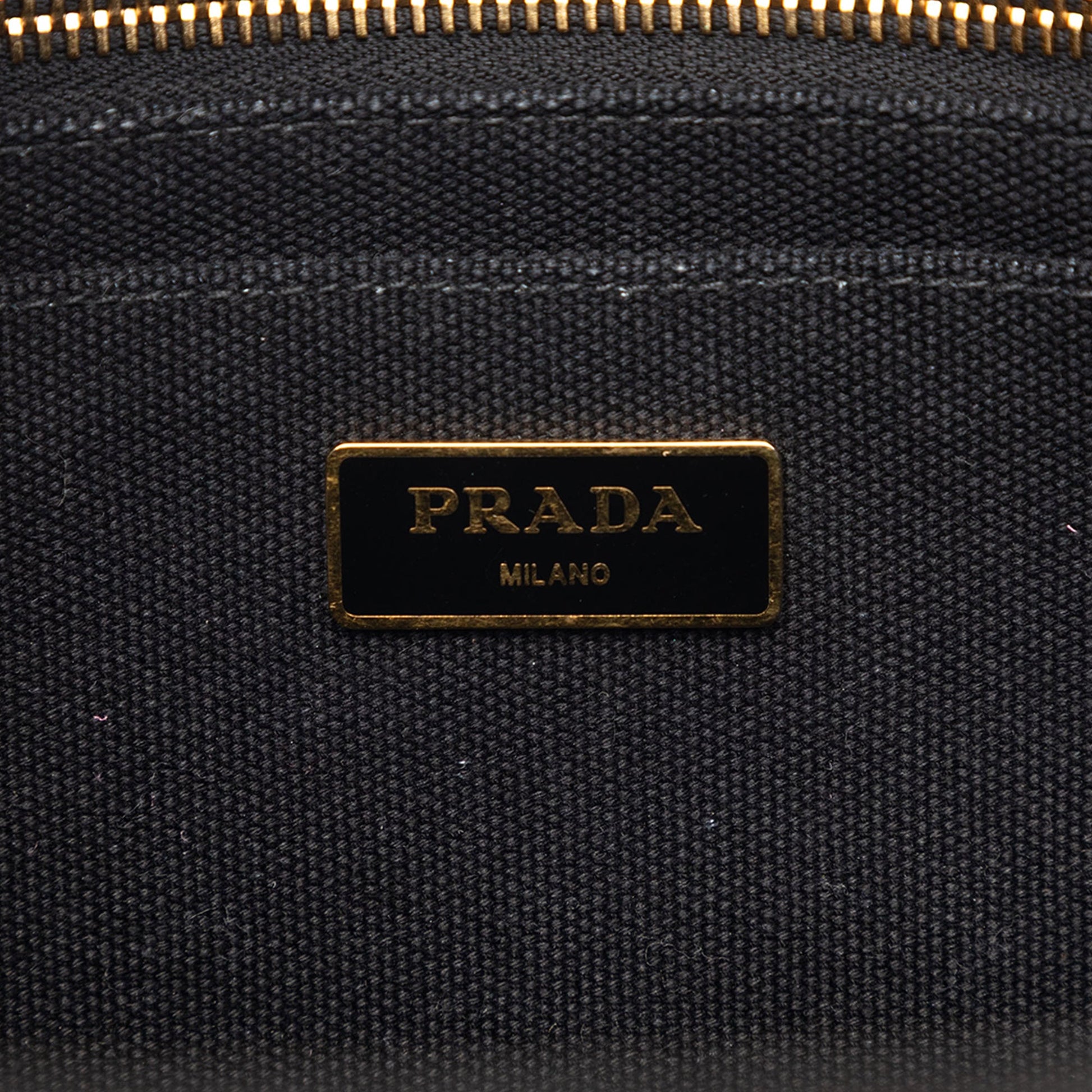 Prada Small Canvas Canapa Logo Satchel
